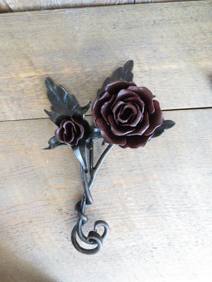 Twisted Pair of Roses - Old West Iron