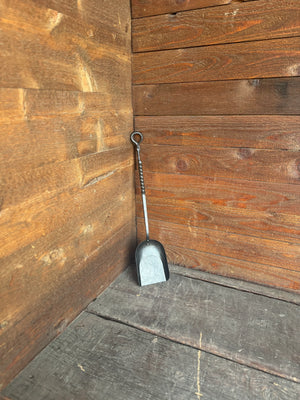 Twisted Iron Fireplace Shovel - Old West Iron