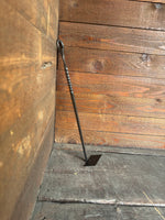 Twisted Iron Fireplace Ash Rake