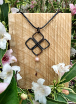 Celtic Knot Forged Steel Necklace