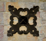 Medieval Iron Rosette Decor