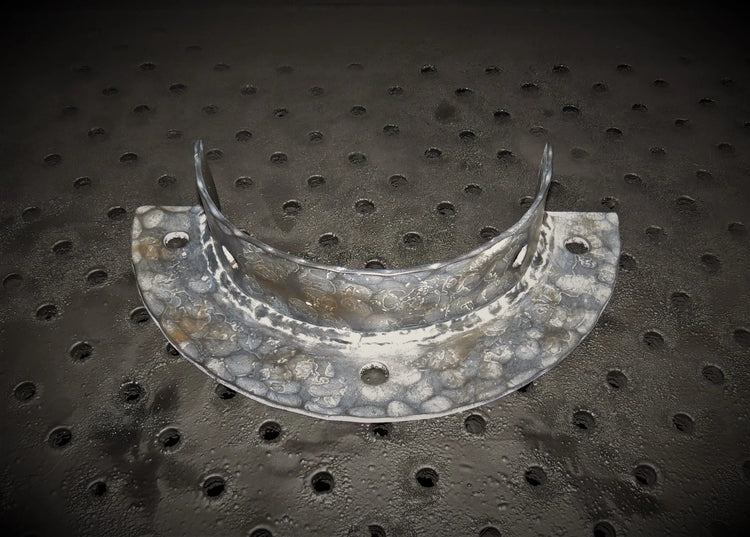 Plain Round Log Iron Joist Hanger - Old West Iron