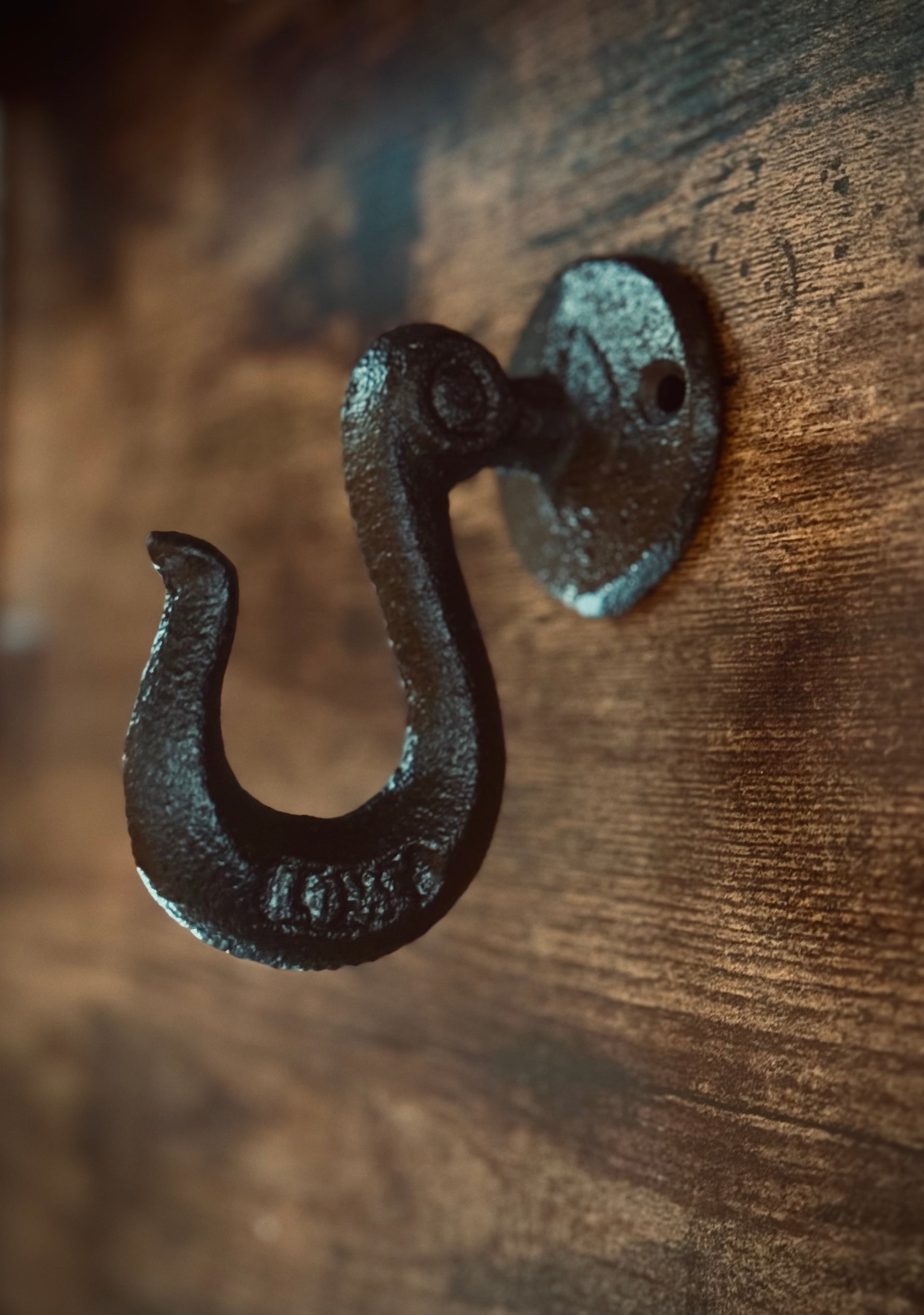 Rustic Cast Iron Hook Hooks