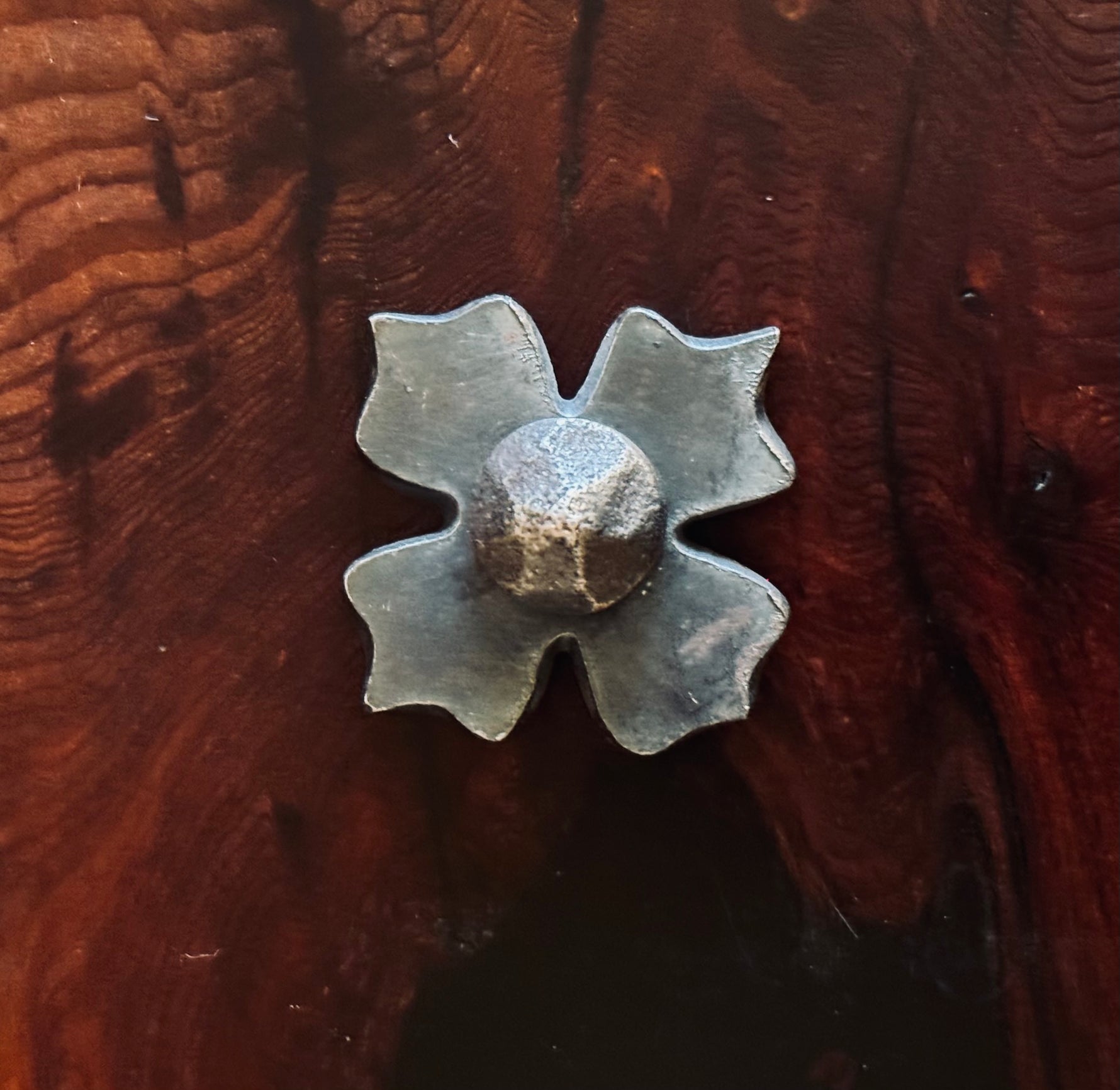 Mid-Century Iron Rosette