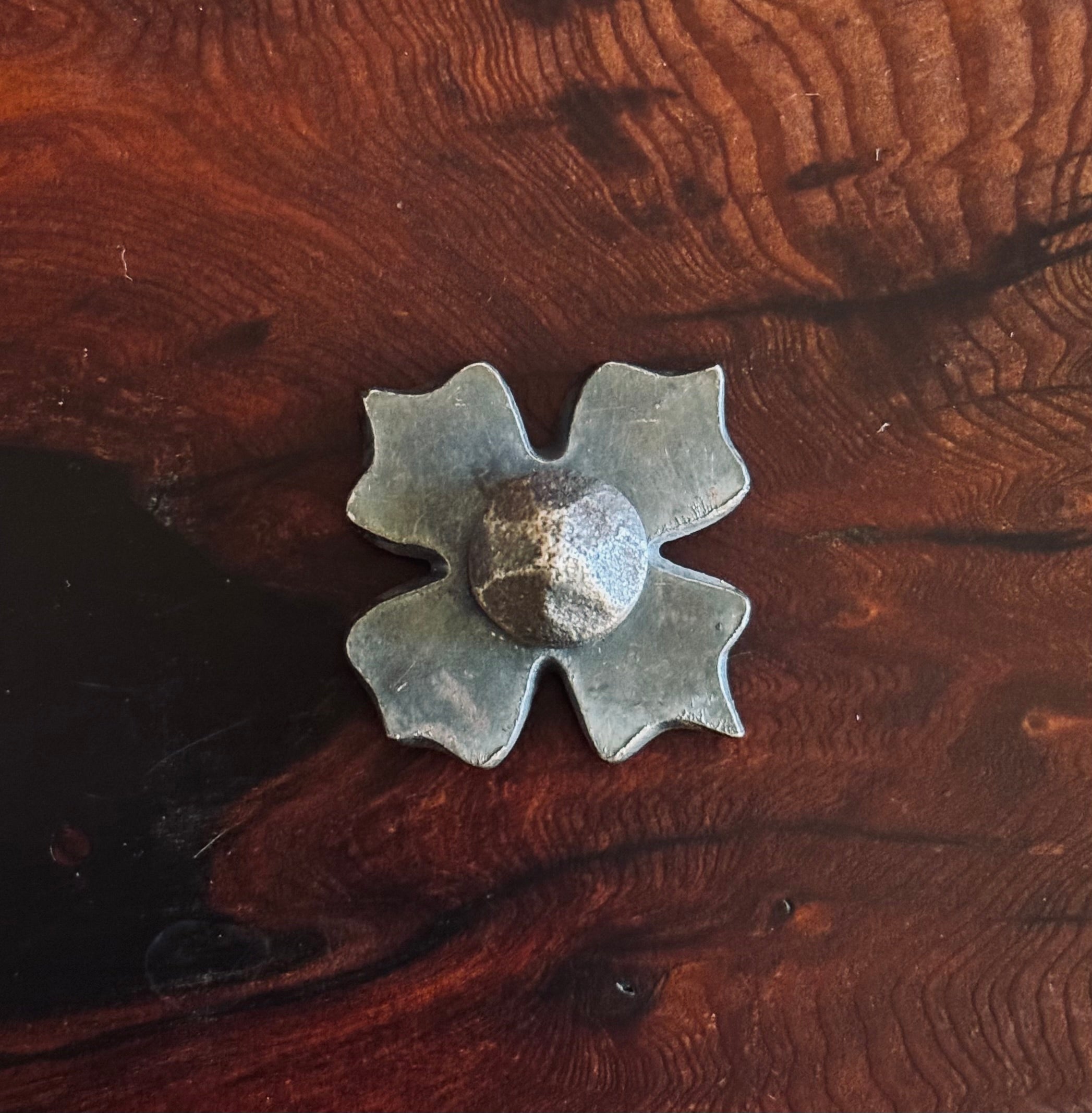 Mid-Century Iron Rosette