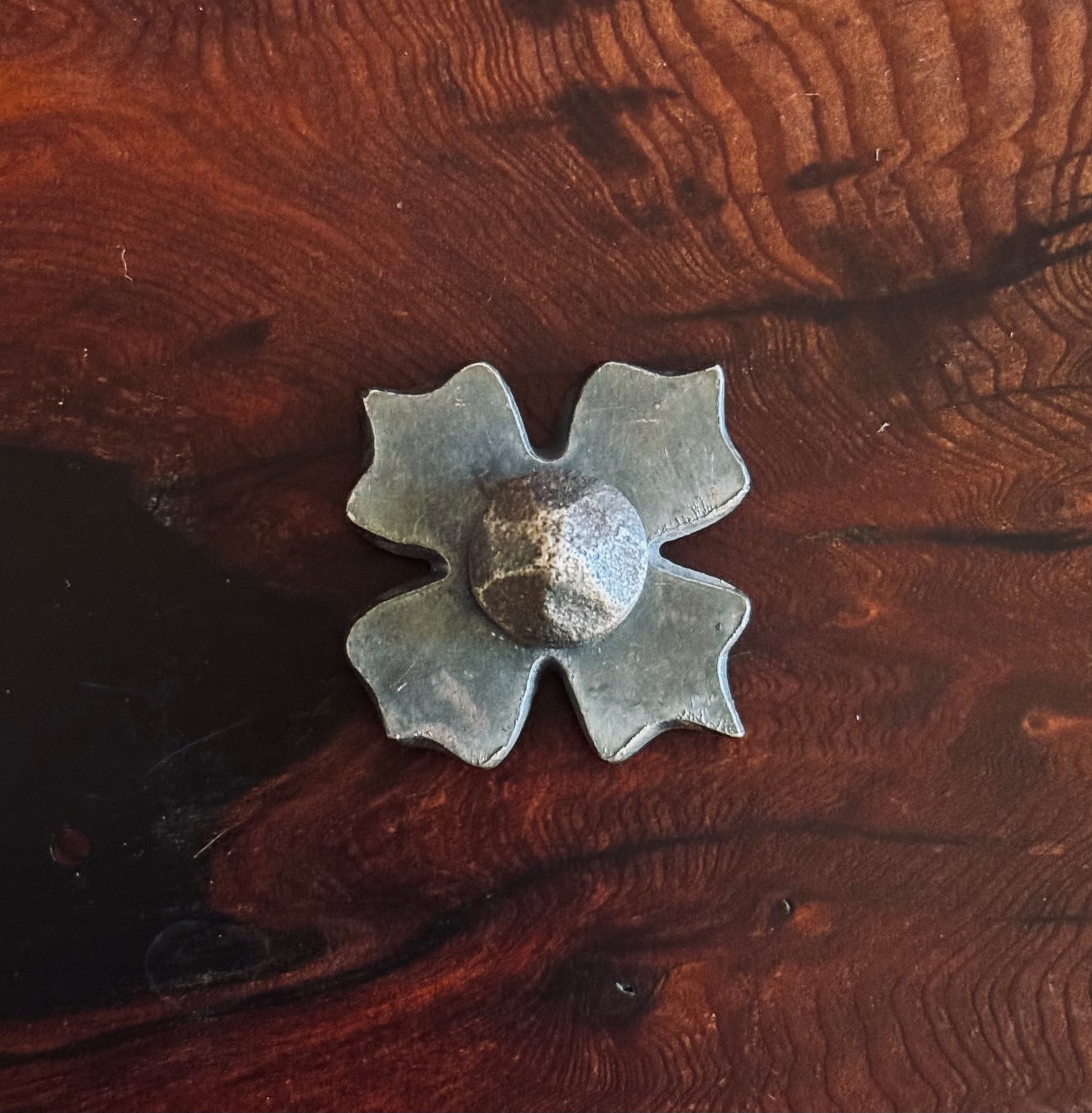 Mid-Century Iron Rosette