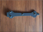 French Country Revival Iron Garage Door Dummy Hinge Strap