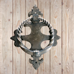 Renaissance Door Knocker / Iron Ring Pull