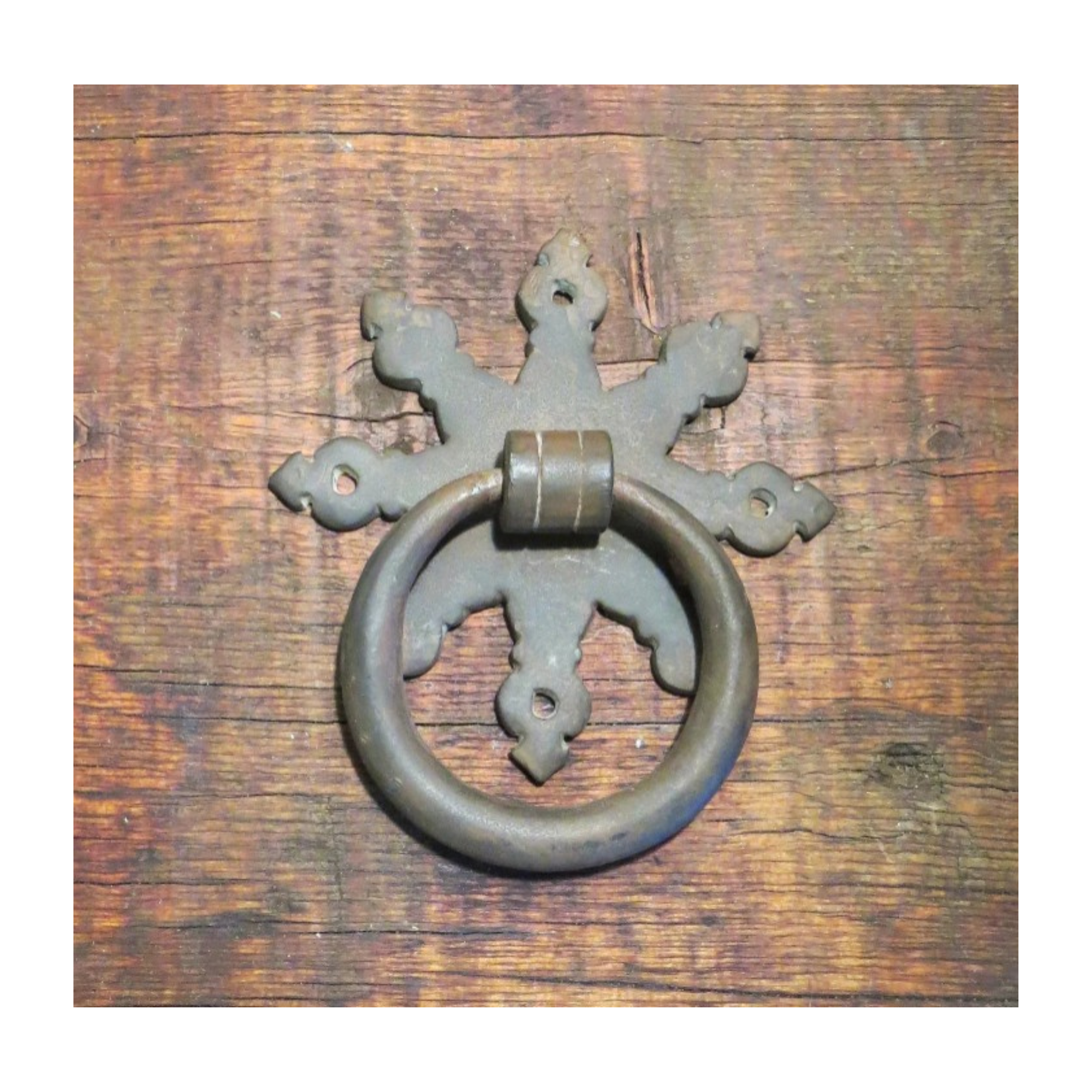 Tudor Revival Iron Door Knocker/Ring Pull