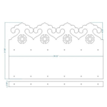 Isabelline Iron Kick Plate