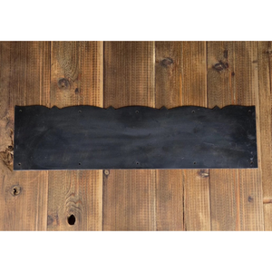 Placa de rodadura de hierro recto liso - 30" / 8"