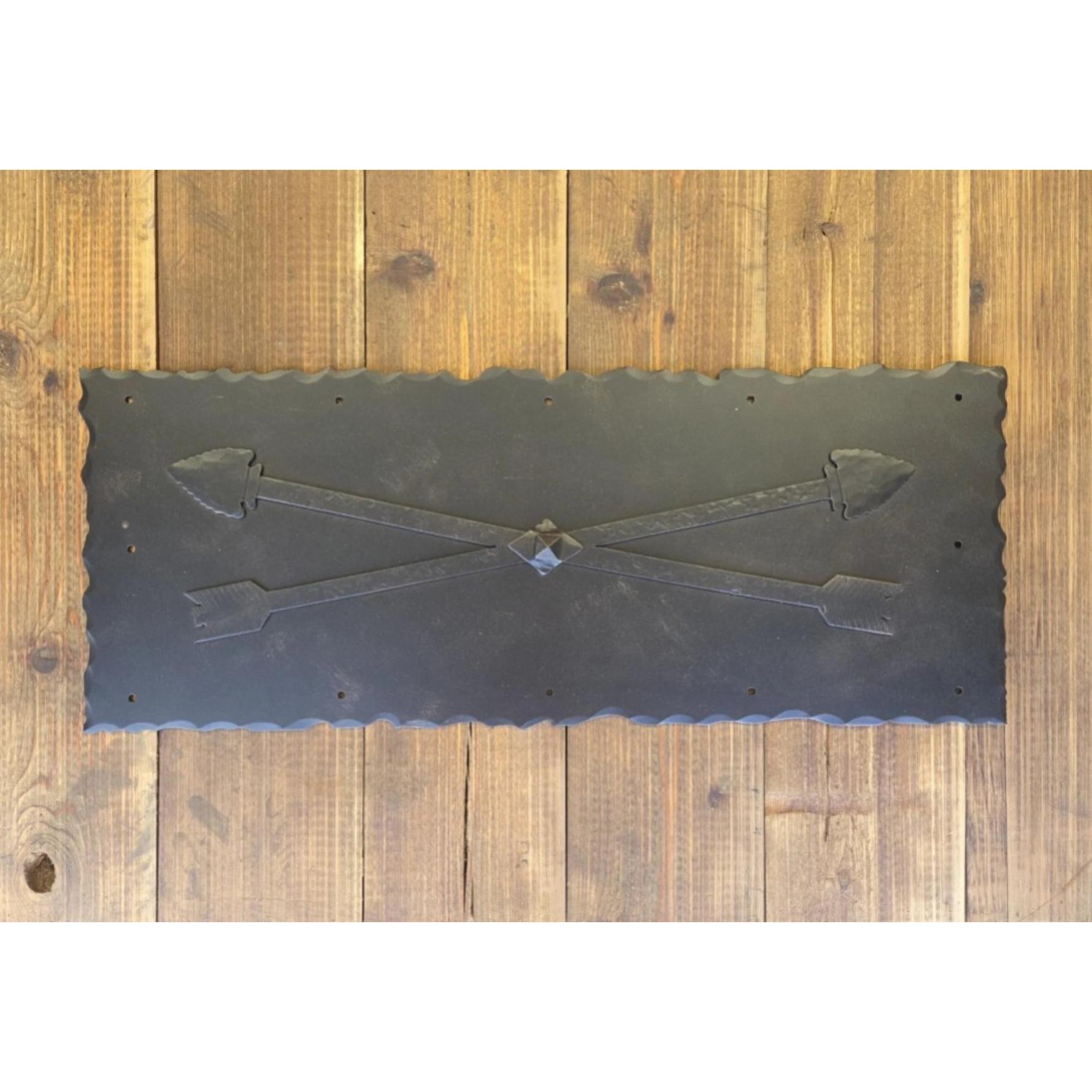 Authentic Arrowhead Iron Kick Plate