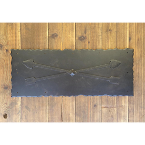Authentic Arrowhead Iron Kick Plate - 30" / 8"