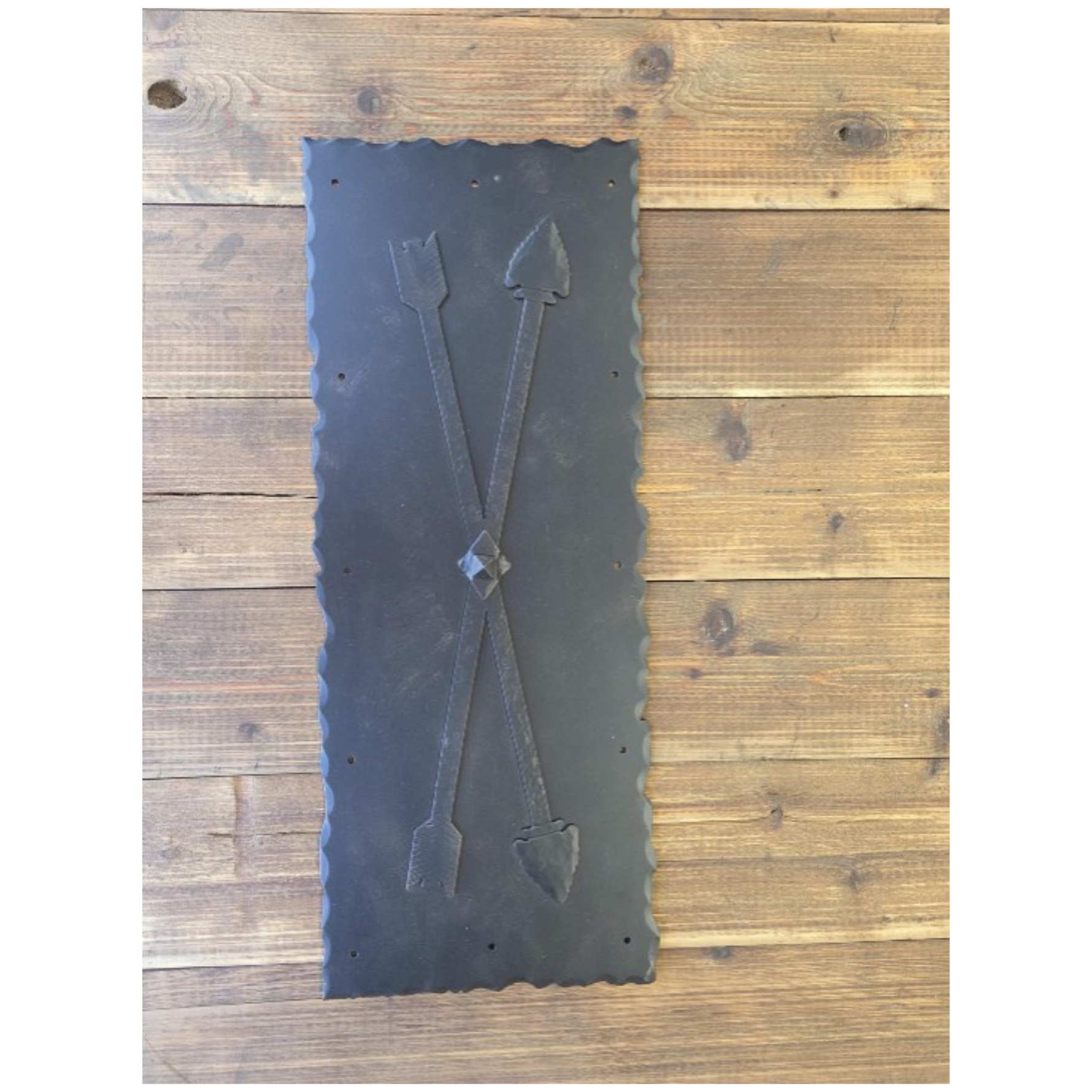 Authentic Arrowhead Iron Kick Plate