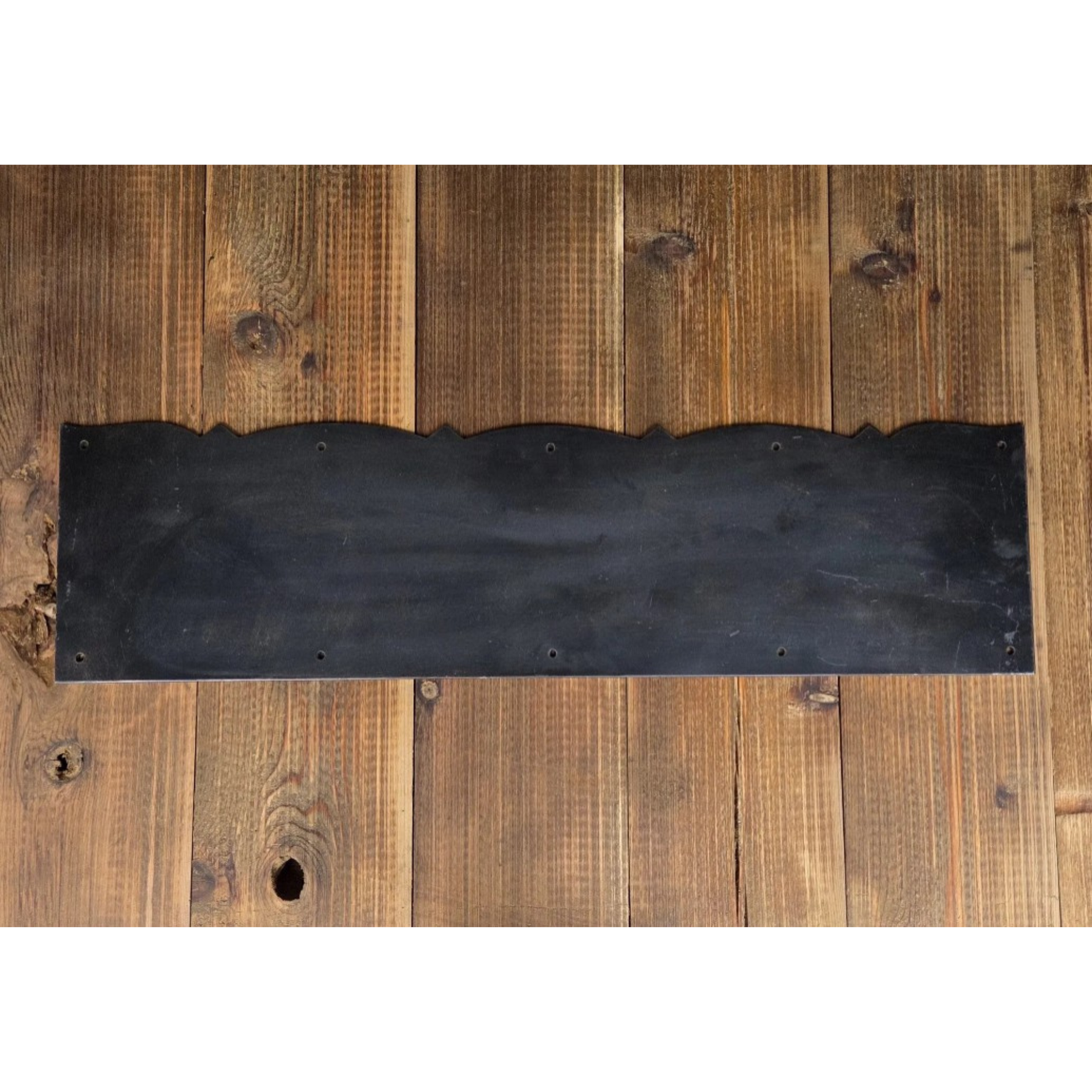 IN STOCK Tudor Revival Iron Kick Plate 28 1/2" x 8"