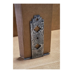 Santa Fe Iron Flush Mount Post Base