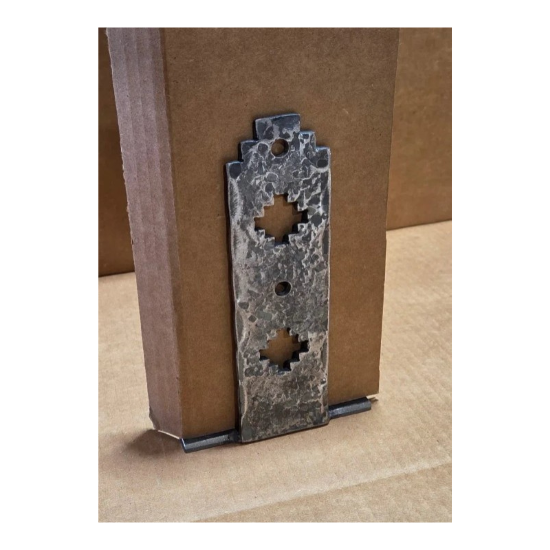 Santa Fe Iron Flush Mount Post Base