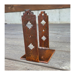 IN STOCK Santa Fe Iron Flush Mount Post Base