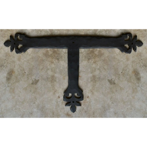 Roman Acanthus Iron "T" Strap - 10" x 6"