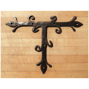 Old English Castle Iron "T" Strap - 12" x 8"