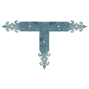 Romanesque Iron "T" Strap - 6" x 2"