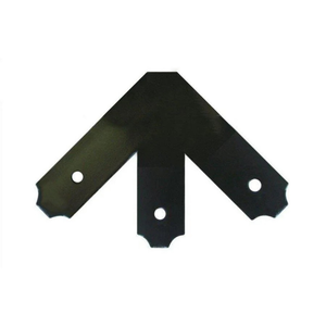 Transitional Iron Ridge Center Plate - 8" x 8"