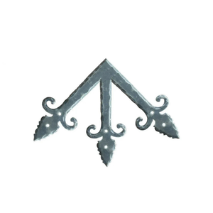 Medieval Iron Ridge Center Plate - 8" x 8"