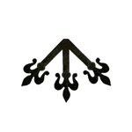 Florence Fleur De Lis Iron Ridge Center Plate