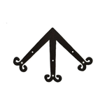 Middle Age Europe Iron Ridge Center Plate