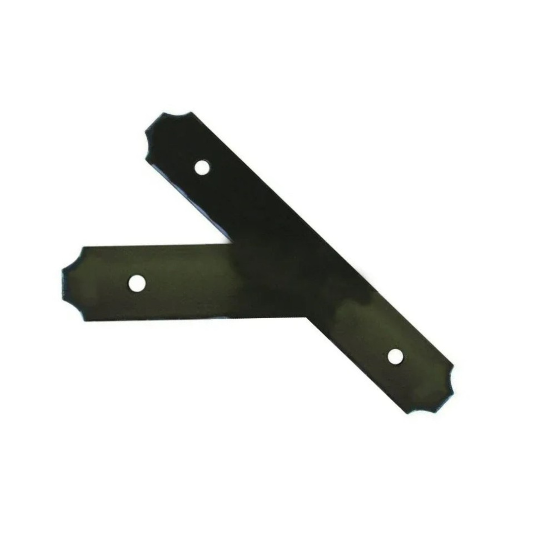 Gablete de hierro de transición a través de la placa