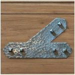 Plaque traversante de pignon en fer classique