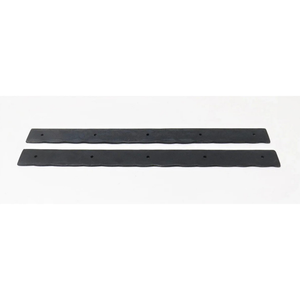 Placa recta de hierro liso - 12" / 2 1/2"