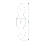 Tudor Escutcheon Plate