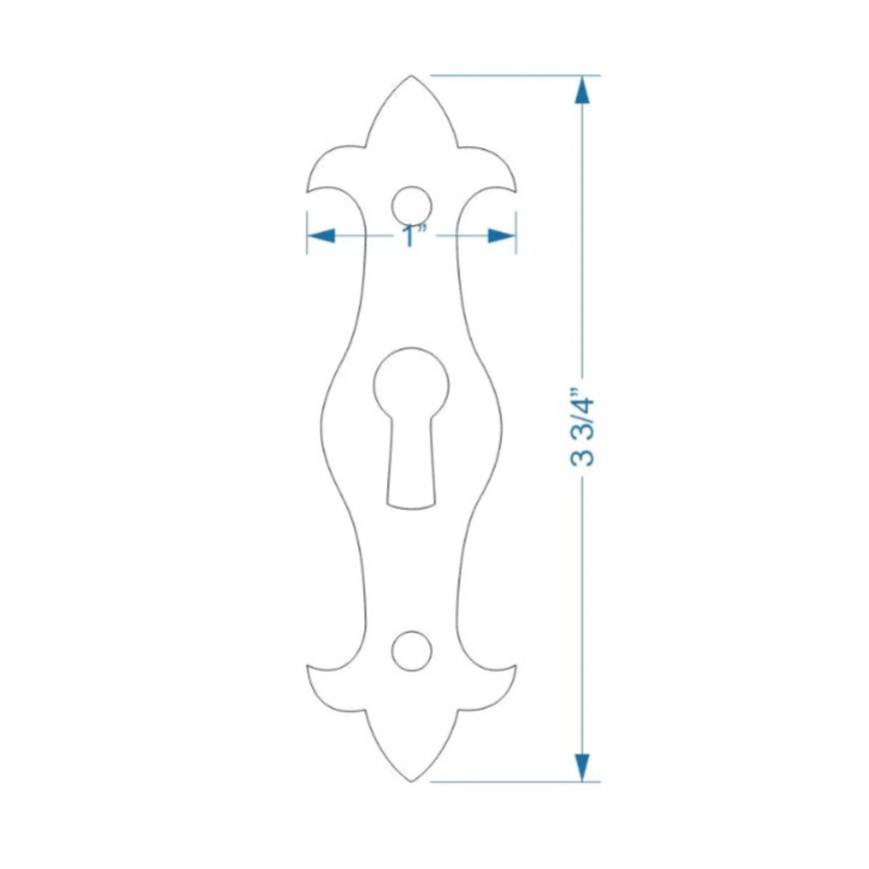 Romanesque Escutcheon Plate