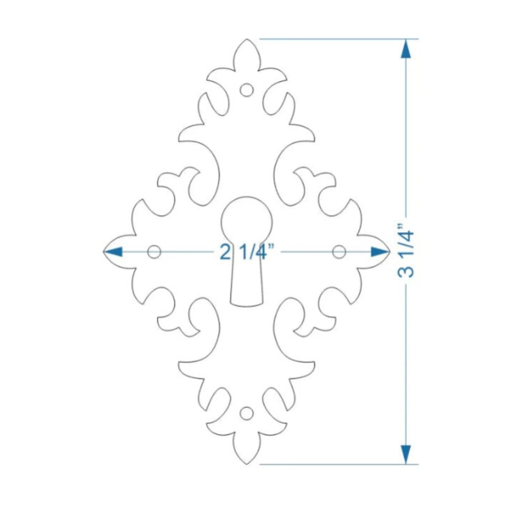 Greek Ionic Escutcheon Plate