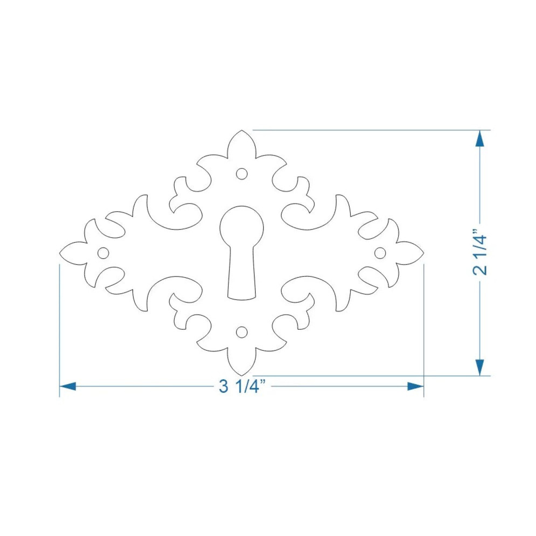 Greek Ionic Escutcheon Plate