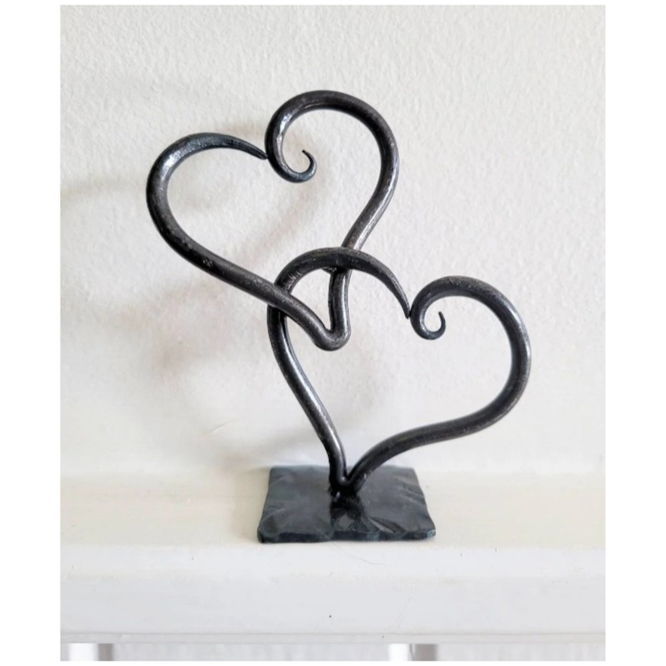 6 Year Anniversary Hand Forged Heart Sculpture