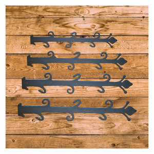 Old English Castle Wrought Iron Faux Hinge Strap - 16"