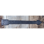 Sangle de charnière en fer forgé Tudor