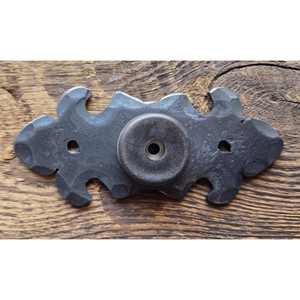 British Fleur De Lis Iron Doorstop - 6" x 2 1/2"