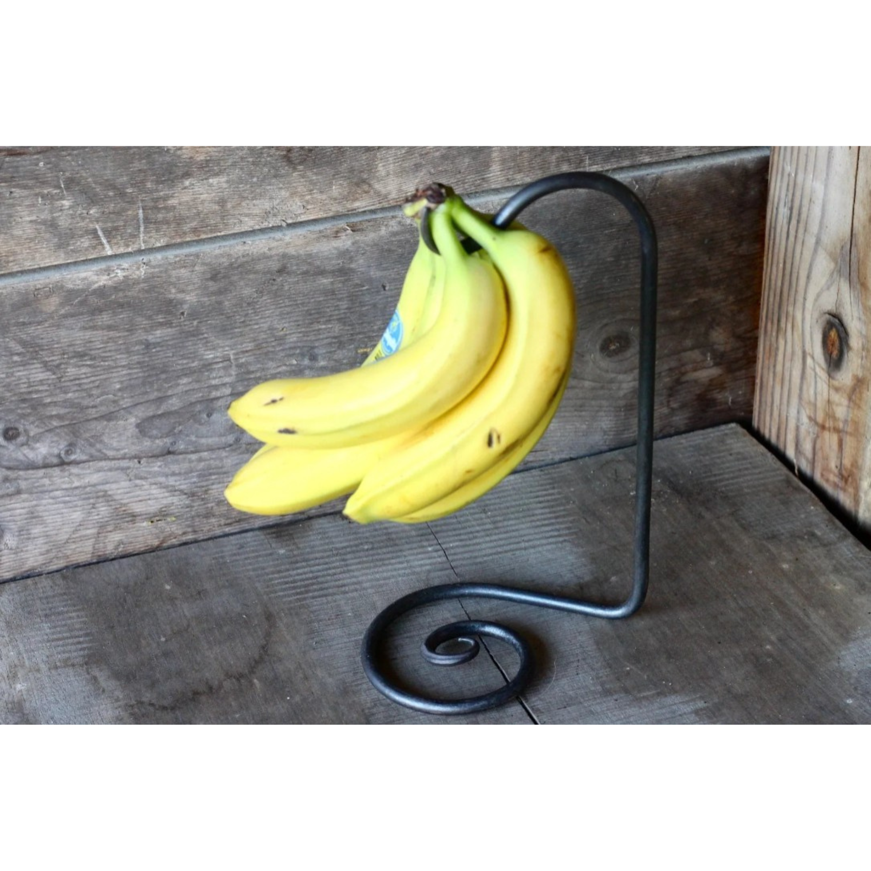 Scrolled Iron Banana Stand