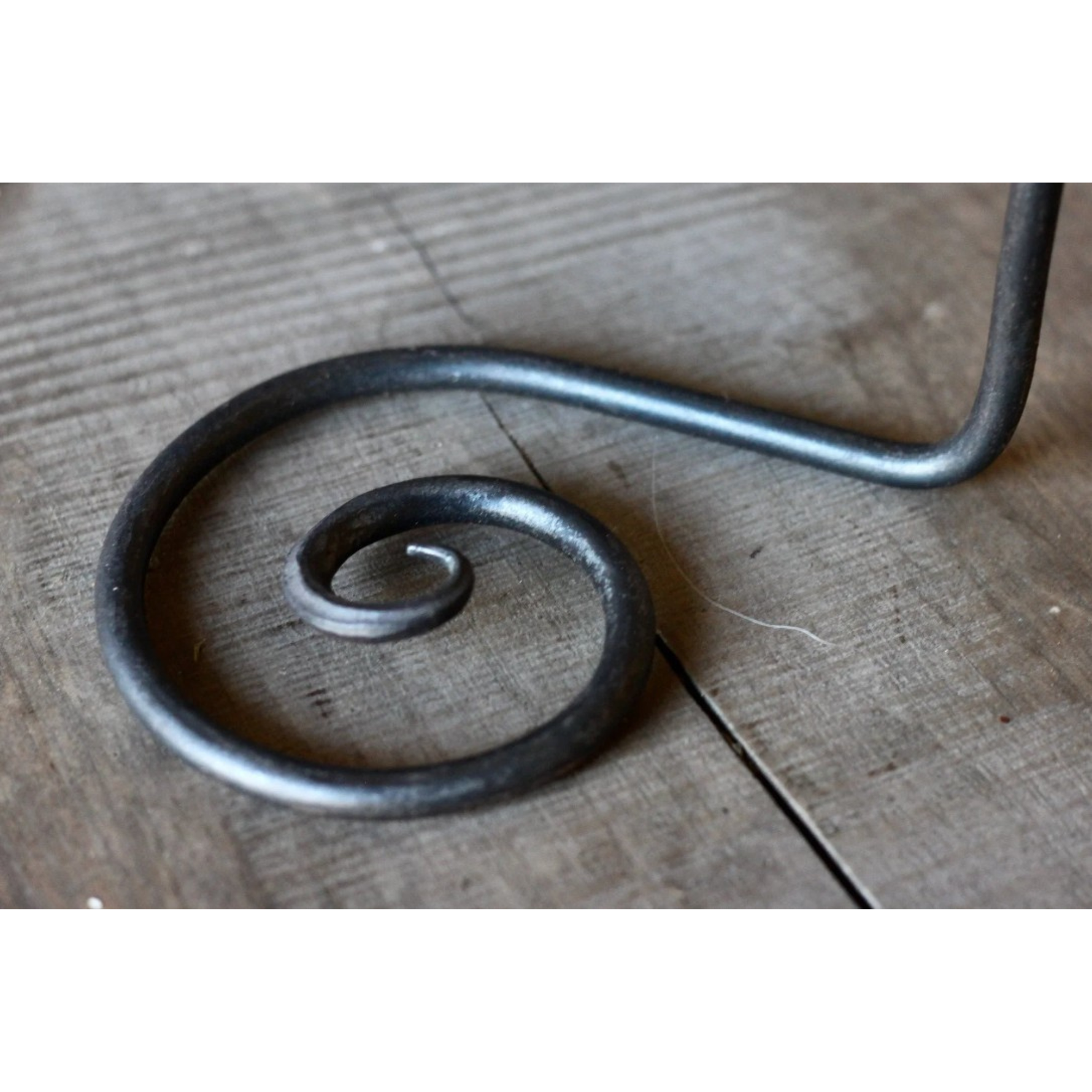 Scrolled Iron Banana Stand