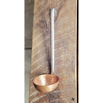 Pure Copper Soup Ladle with Steel Handle