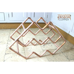 Handmade Copper Wine Rack