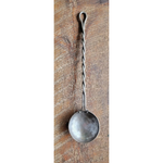 Hand Forged Twisted Steel Egg Spoon