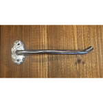 Hammered Iron Bath Hardware - Oval Backplates