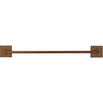 Hand Hammered Copper Towel Bar, Oil Rubbed Bronze Finish
