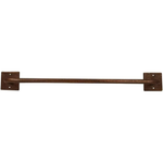 Hand Hammered Copper Towel Bar, Oil Rubbed Bronze Finish