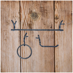 Wrought Iron Bathroom Branch Decor Set of 3