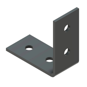 Plain Straight Iron Angle Brace - 3" x 3" / 2"